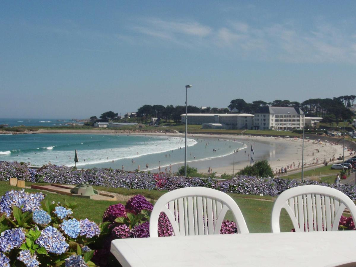 Maison 6 Pers Belle Vue Mer Piscine, Plage A 40 M Trévou-Tréguignec Kültér fotó