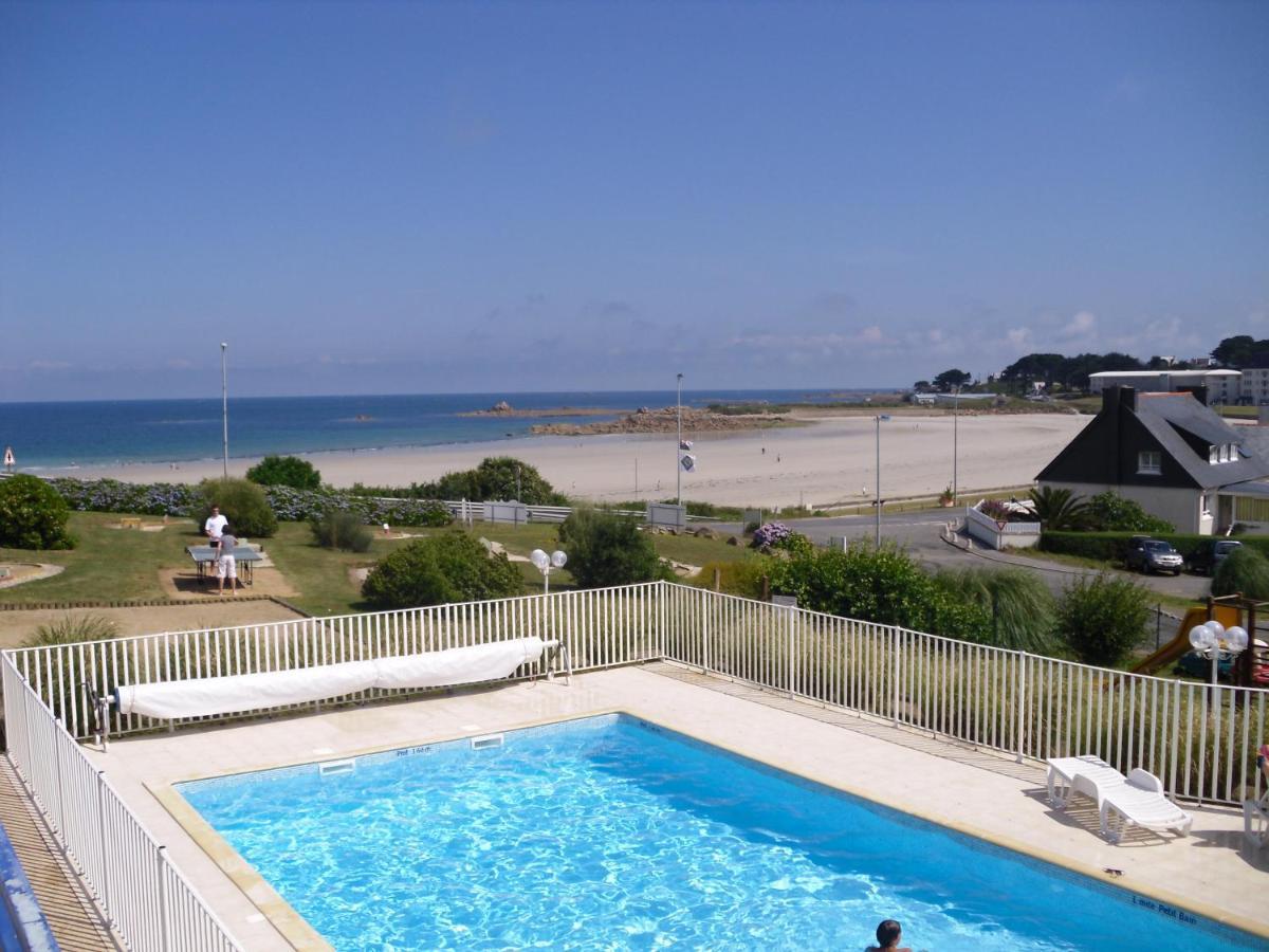 Maison 6 Pers Belle Vue Mer Piscine, Plage A 40 M Trévou-Tréguignec Kültér fotó