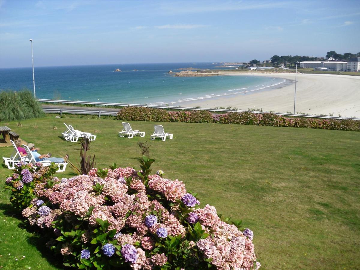 Maison 6 Pers Belle Vue Mer Piscine, Plage A 40 M Trévou-Tréguignec Kültér fotó