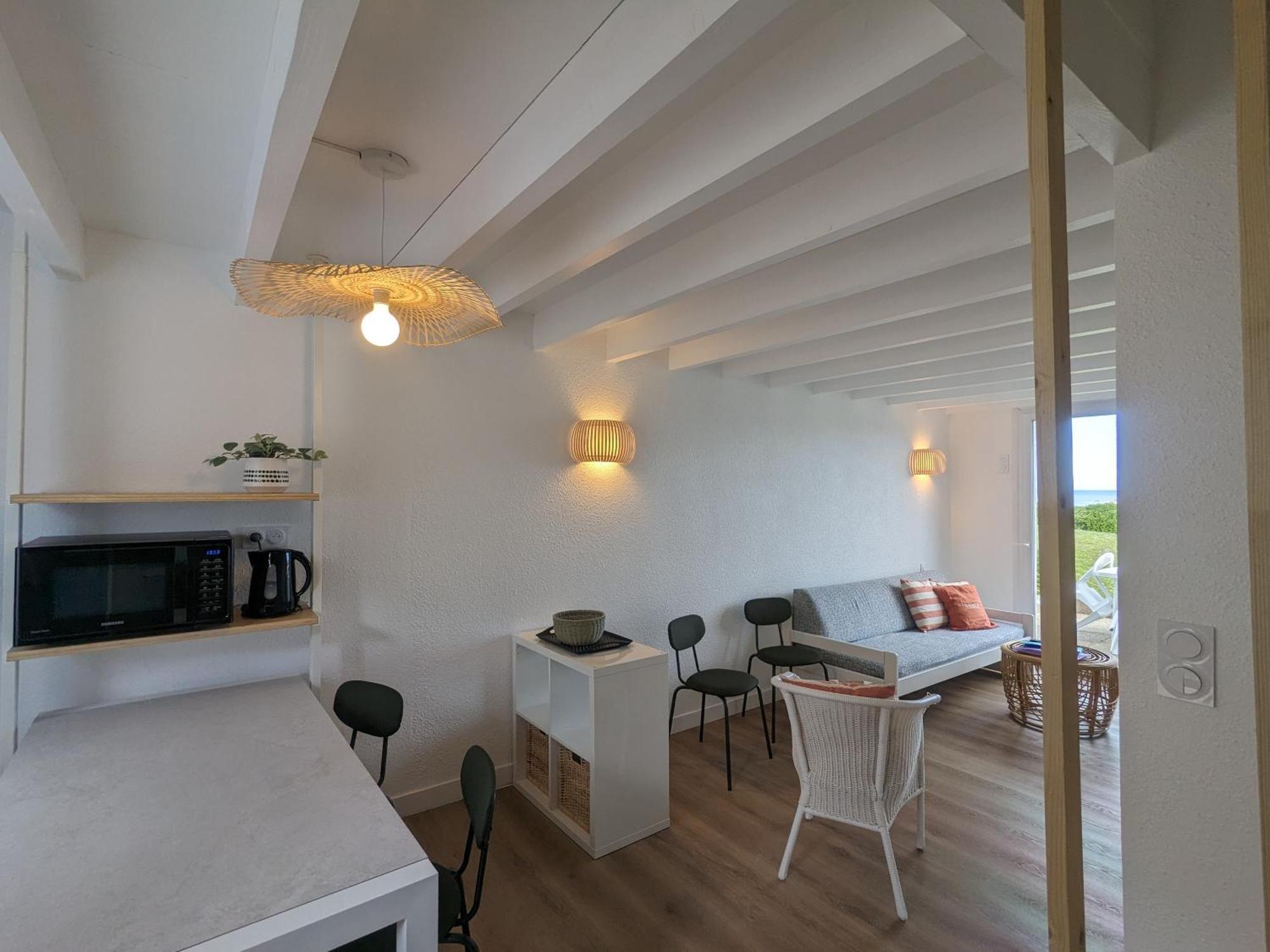 Maison 6 Pers Belle Vue Mer Piscine, Plage A 40 M Trévou-Tréguignec Kültér fotó